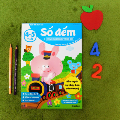 SÁCH THIẾU NHI CHO TRẺ 4-5 TUỔI_TOÁN HỌC_Số đếm (4~5 tuổi)