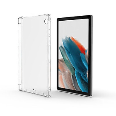 Ốp Lưng Chống Sốc Cho Samsung Tab A8 10.5 inch X200/X205 Dẻo Silicon Trong Suốt, Có Gờ Bảo Vệ Camera - Hàng chính hãng