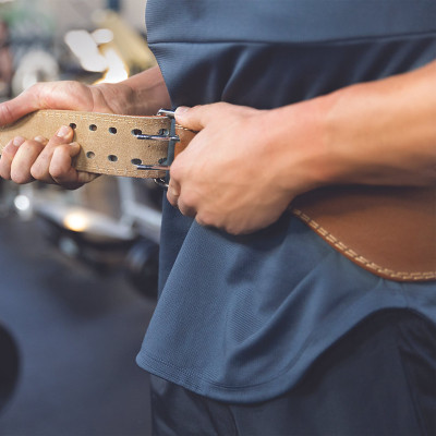 Đai Lưng Tập Gym Harbinger Padded Leather Belt – Màu Da Bò