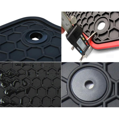 Thảm sàn, lót sàn cao su 3D cho Toyota Yaris 2014-2019