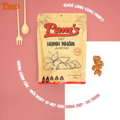 Combo hạnh nhân Mỹ + Macca nhập khẩu Úc Pam