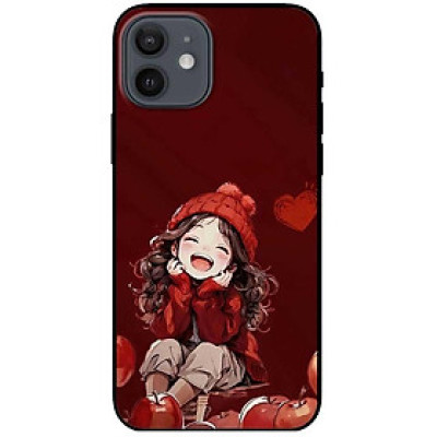 Ốp lưng cho iPhone 12 - iPhone 12 Pro - 12 Pro Max - 13 Mini - iPhone 13 - 13 Pro - 13 Pro Max - Cô Gái Yêu Đời - Hàng Chính Hãng