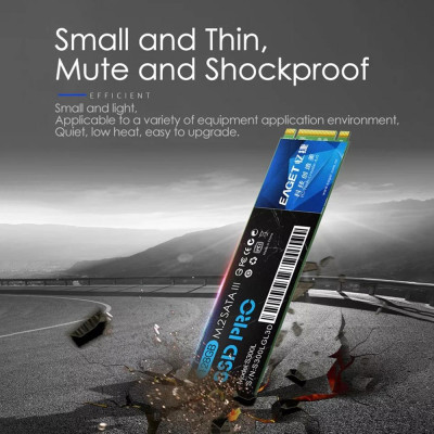 Ổ cứng thể rắn EAGET S300L M.2 (NGFF) 256GB  tốc độ cao n mỏng gọn nhẹ chống va đập cho máy tính xách tay