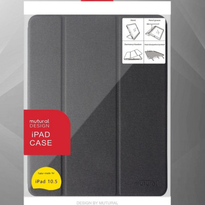 Bao da Mutural Tailor dựng đứng có khay bút dành cho iPad Pro 12.9 inch ( 2020 ) - Hàng chính Hãng