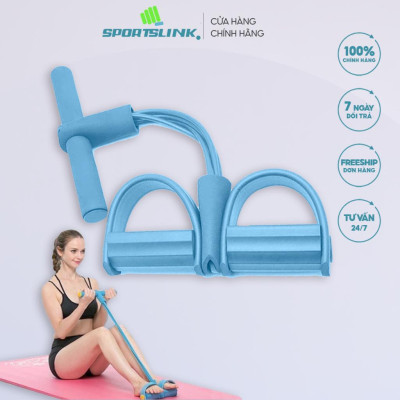 Dây tập bụng, dây kéo kháng lực tập cơ vai và ngực 4 ống, 6 ống Sportslink