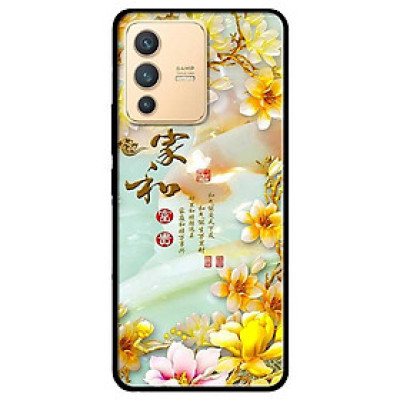 Ốp lưng dành cho Vivo V23 5G / S12 - Vivo Y15s / Y15A - Chữ Hoa Vàng