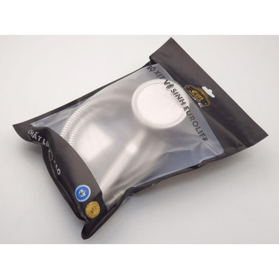 Bộ tay dây sen siêu tăng áp INOX SUS 304 Eurolife EL-119SH (Trắng vàng)