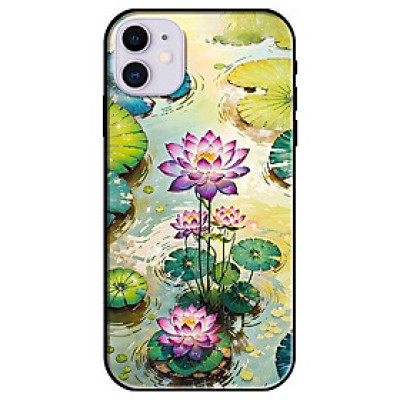 Ốp lưng dành cho Iphone X - Xs - Xs Max - XR - 11 - 11 Pro Max - Sen Tím Đẹp - Hàng Chính Hãng