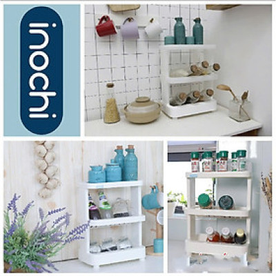 Kệ Để Đồ Đa Năng, Kệ Nhựa Cao Cấp 3 Tầng Nachi INOCHI, Đạt Tiêu Chuẩn Xuất Nhật