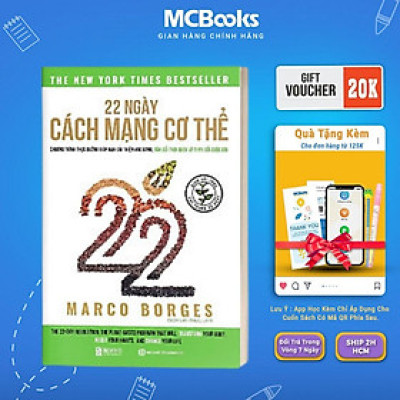 Sách - 22 Ngày Cách Mạng Cơ Thể - MCBooks