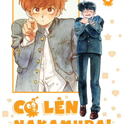 Sách - Bộ Manga - Cố Lên Nakamura - Tập 1 + Tập 2 (Bộ 2 Tập) - Bản Sưu Tầm - Tặng Kèm Set 5 Card Nhân Vật Kèm Obi + Set 2 Clearcard + Set 4 Postcard + Sticker + Standee Acrylic + Phong Bì Đựng Quà