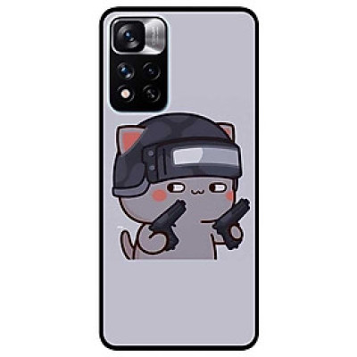 Ốp lưng dành cho Xiaomi Redmi Note 11 Pro 5G ( Bản Nội Địa ) - Mèo Xám Đội Nón