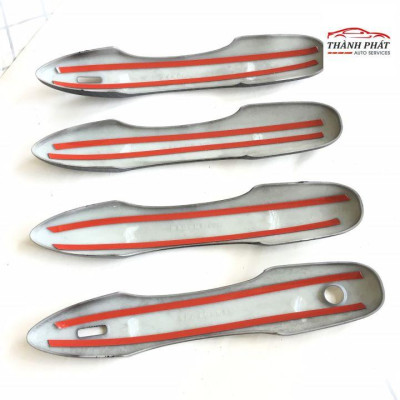 Ốp Tay Nắm, Hõm Cửa Carbon Toyota Cross 2020 2021 chất liệu cao cấp loại 1