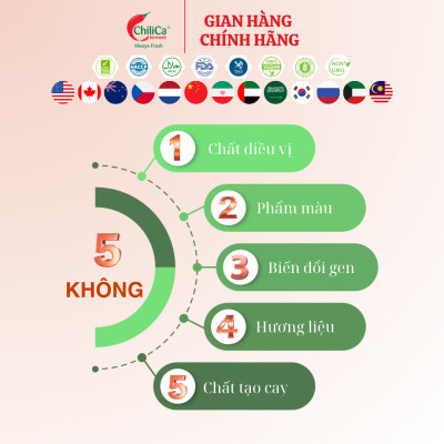 Combo 3 sản phẩm của Chilica gồm:  Tương Ớt Chilica 255g; Ớt Bằm Chilica 212g; Ớt Bằm Chilica Có Tỏi 212g  