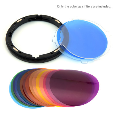 Bộ lọc màu Godox V-11C 15 màu khác nhau cho máy ảnh dòng Godox V1 Đèn flash đầu tròn