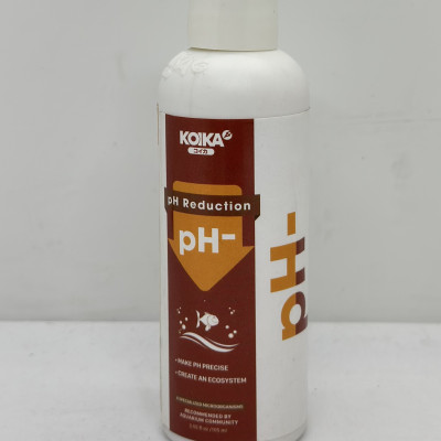 KOIKA pH- ( chai 105ml)  VI SINH ĐẶC BIỆT GIÚP GIẢM PH MÔI TRƯỜNG  CHUYÊN DÙNG CHO CÁ VÀ TÉP CẢNH