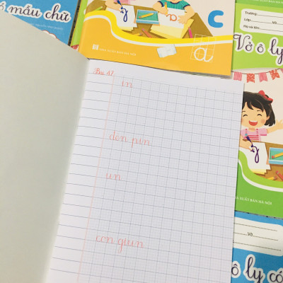 Sách- Combo 3 quyển Vở Ôly có mẫu chữ dành cho bé tập viết