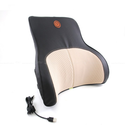 Tựa Lưng Massage CIND TK008B Màu Đen Kem