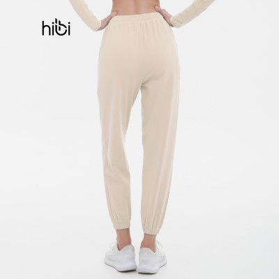 Quần Jogger Tập Yoga Gym Hibi Sports QD318, Kiểu Jogger Có Dây Rút Trong, Có Túi 2 Bên