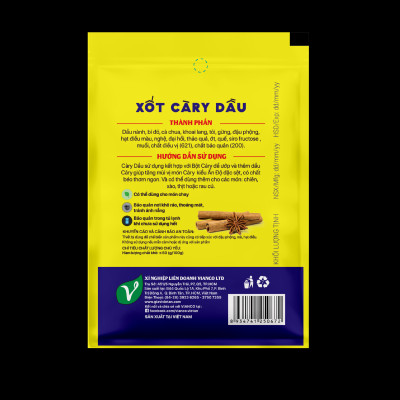 Xốt Cà Ri Dầu Việt Ấn 05 gói x 25gr