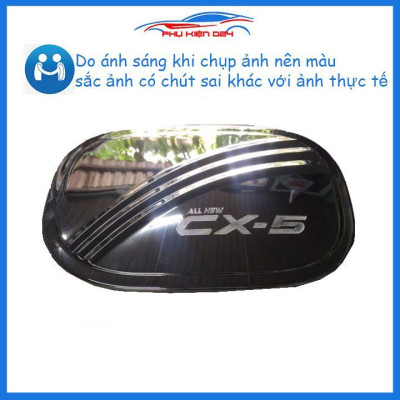 Ốp nắp bình xăng Mazda Cx5 2018-2019 mạ crom bảo vệ chống trầy trang trí ô tô