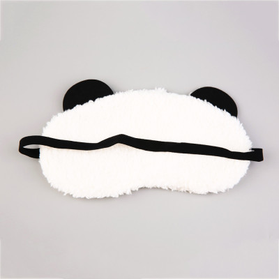 Tấm Bịt Mắt Ngủ Hình Gấu Panda Dễ Thương, Chất Liệu Bông Mềm Mại Dây Thun Co Giãn Tốt - Miếng bịt mắt ngủ cho văn phòng, du lịch
