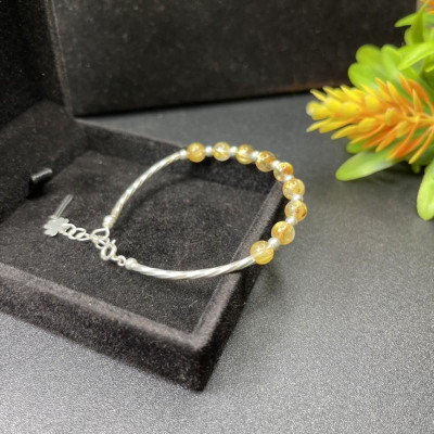 Vòng Tay Tóc Vàng hợp mệnh Kim - Thổ