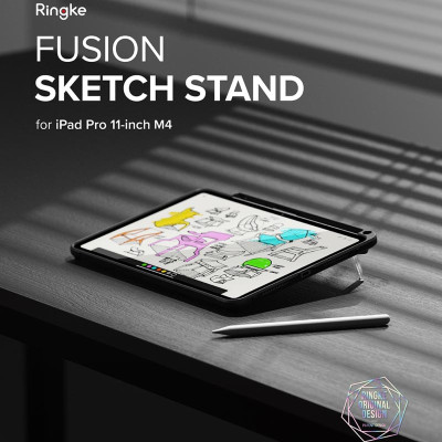 Ốp lưng cho iPad Pro 13" M4 / Pro 11″ M4 / Air 6 13" M3/M2 / Air 6 11" M3/M2 / Air 5 / Air 4 RINGKE Fusion Sketch Stand - Hàng Chính Hãng