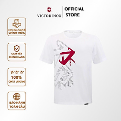 Áo thun Victorinox Brand Collection Tinker Graphic Tee - White