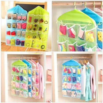 Túi treo đồ lót, vật dụng đa năng 16 ngăn (Giao màu ngẫu nhiên)
