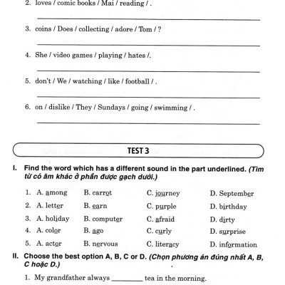 Đề Kiểm Tra Tiếng Anh 7 (Dùng Kèm SGK Kết Nối Tri Thức Với Cuộc Sống) - HA