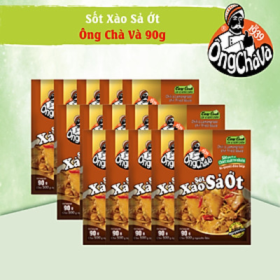 Lốc 15 Gói Sốt Xào Sả Ớt Ông Chà Và 90g (Chili & Lemongrass Stir Fried Sauce)