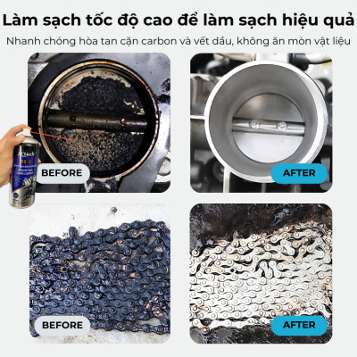 Bình xịt tẩy rửa dầu nhớt, vệ sinh bình xăng con O