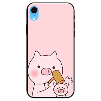 Ốp lưng dành cho Iphone XR mẫu Heo Cầm Búa