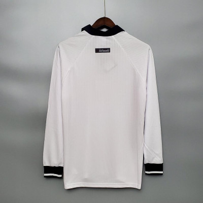 Áo Bóng Đá Retro Tuyển Anh 1998 Dài Tay - Sân Nhà bản cao cấp vải Cotton Polyester
