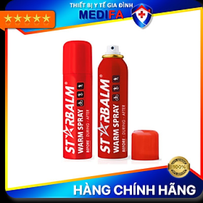 Chai Xịt Nóng Starbalm Warm Spray 150ml