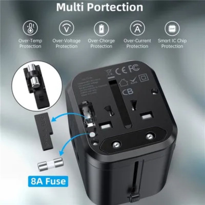 Củ sạc Choetech PD5008 du lịch đa năng 30W  (Hàng chính hãng)