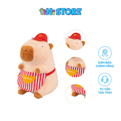 Gấu Bông Capybara Đeo Túi Đồ Ăn Dễ Thương Value Toys 30cm Cho Bé - Mẫu ngẫu nhiên