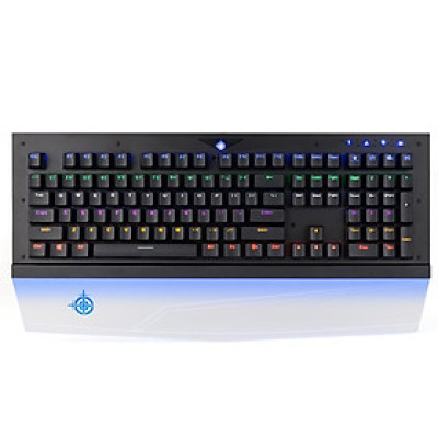Bàn phím chơi game chống nước cơ học MAGIC-REFINER MK8 Đèn nền RGB có dây có thể chuyển đổi 108 phím