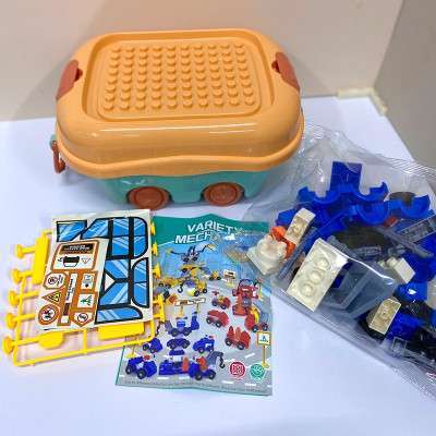 Xếp hình Robot kỹ thuật xây dựng giúp bé phát huy khả năng sáng tạo, thông minh - giao ngẫu nhiên