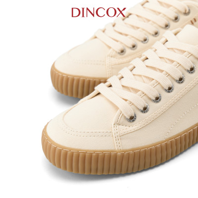 Giày Sneaker Vải Unisex DINCOX D27 Đơn Giản Hiện Đại White