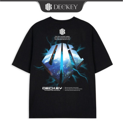 Áo Thun Cotton Unisex Nam Nữ Form Rộng DECKEY THE EARTH