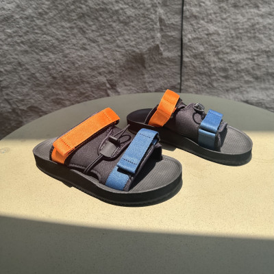 Dép Quai Ngang Nữ Màu Cam Xanh The Bily 01-BLD01W