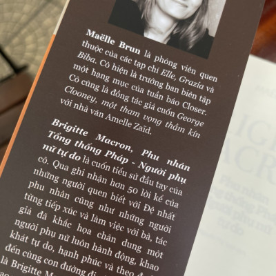 BRIGITTE MACRON - Phu nhân tổng thống Pháp - Người phụ nữ tự do - Maelle Brun - Nguyễn Thị Tươi dịch – Nxb Phụ Nữ Việt Nam (bìa mềm)