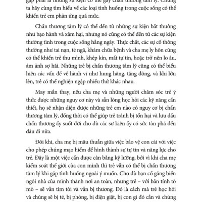 Bảo Vệ Trẻ Trước Chấn Thương Tâm Lý_SGB