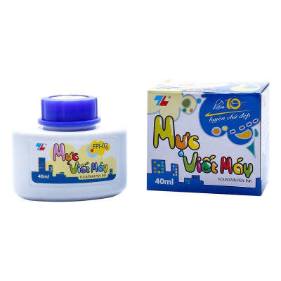 Mực Bút Máy Điểm 10 Thiên Long FPI-07 - Mực Xanh