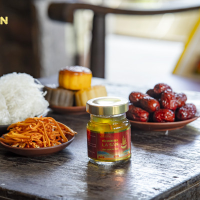 [CÓ 35% YẾN TƯƠI]  24 hũ thủy tinh Yến Khánh Hòa La San Đông Trùng Hạ Thảo