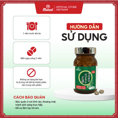 Combo 3 Hộp Viên uống MAMORI GYMNEMA - INULIN Hỗ trợ giảm đường huyết, ngăn ngừa tích tụ mỡ thừa, bổ xung chất sơ hòa tan