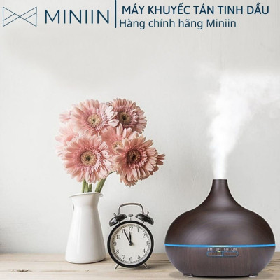 Máy Xông Tinh Dầu Cao Cấp Bầu Tiên Sang Trọng Siêu Âm 550ml - Giúp Khuếch Tán Tỏa Hương Thơm Phòng Ngủ- Nhà Hàng-Khách Sạn- Spa- Tặng Kèm Điều Khiển - Hàng Chính Hãng MINIIN