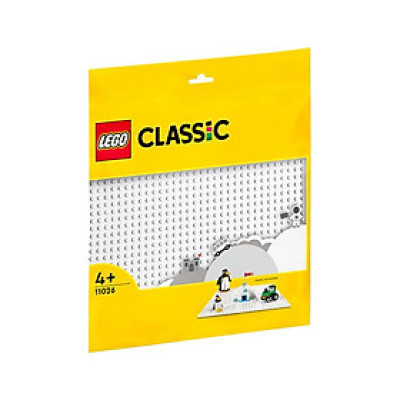 Đồ Chơi LEGO Đế Lắp Ráp Màu Trắng 11026 (1 chi tiết)
